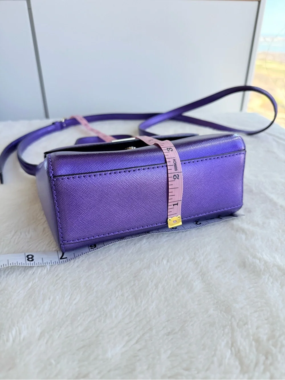 Kate Spade Laurel Way Purple Leather Small Purse
